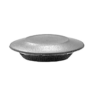 7/8 Flush Sheet Metal Plug Black