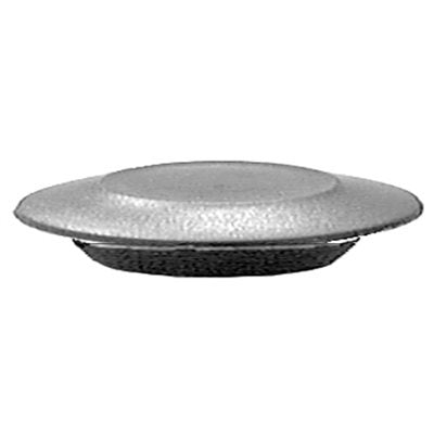 1"  Flush Sheet Metal Plug Black