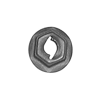 25-Pack Black Phosphate 3/16" Thread Cutting Emblem Nuts - Fits GM & Other Models, Steel, Vintage Auto Restoration