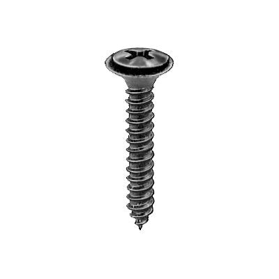 8-18 x 1 Phillips Oval Head Tapping Screw #6 Head