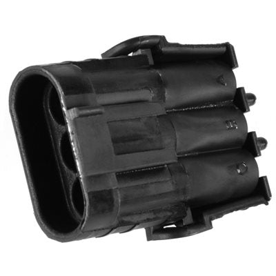 Male OEM 3-Cavity Connector Shell Nylon — NutsandBolts.com