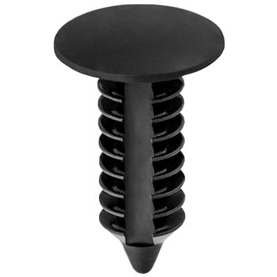 GM Front Door Lower Moulding Retainer 1/2" Head 1/4" Stem 3/4" Length Black Nylon