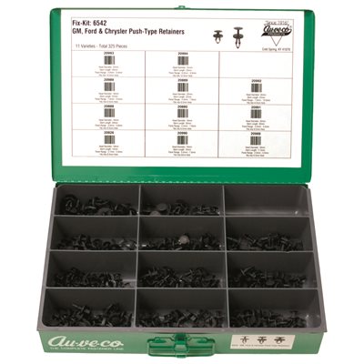 OAUTOO 240pc Body Bolt & U-Nut Kit For GM Ford Chrysler - Multipurpose Automotive Fastener Assortment