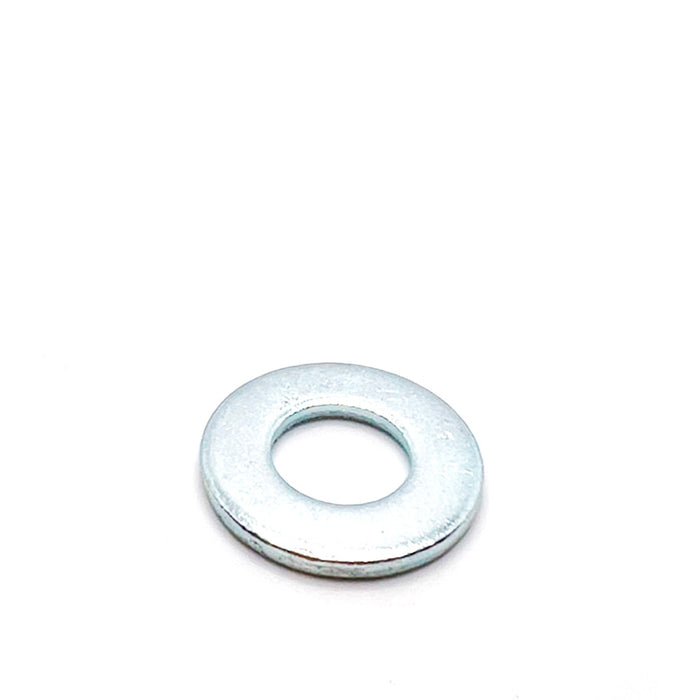 5/8in SAE Low Carbon Flat Washer Clear Zinc