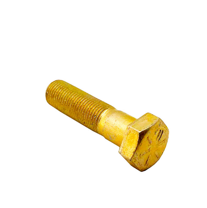 1/2-20 X 2 Hex Cap Screw / Grade 8 / Fine (UNF) / Yellow Zinc Plated