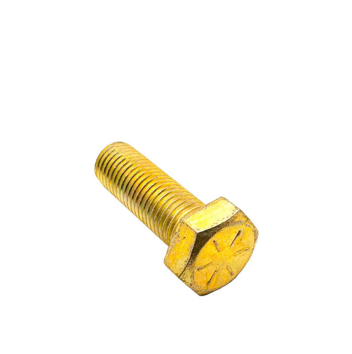1-8 X 3 Hex Cap Screw / Grade 8 / Coarse (UNC) / Yellow Zinc Plated