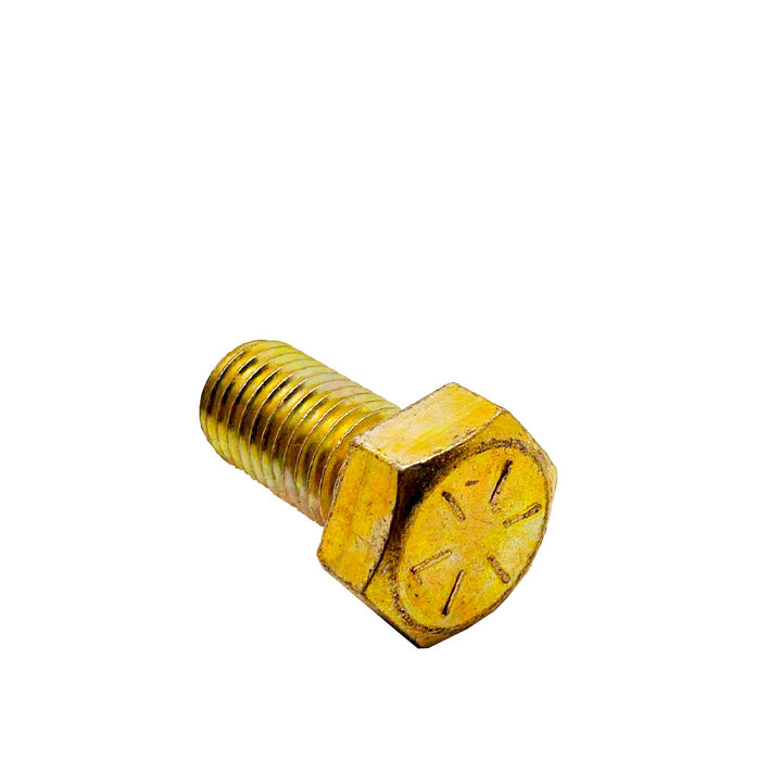 3/4-10 X 1 1/2 Hex Cap Screw / Grade 8 / Coarse (UNC) / Yellow Zinc Plated