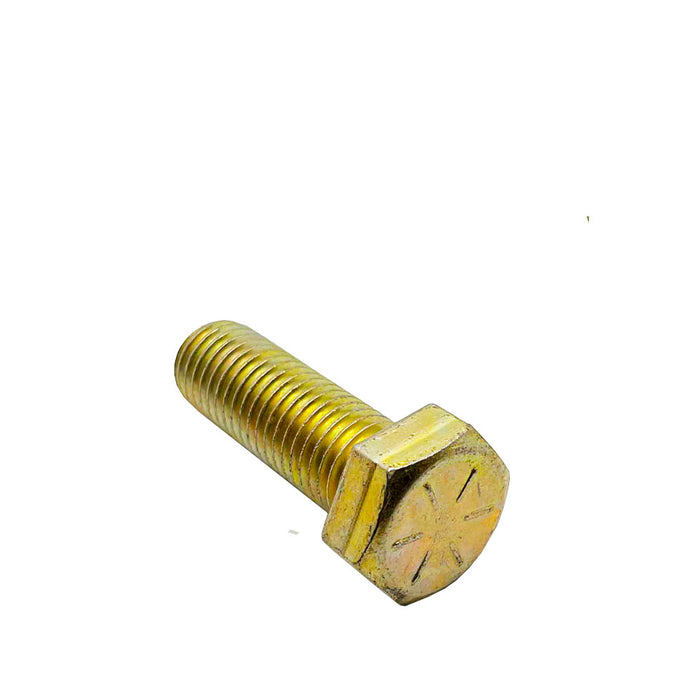 3/4-10 X 2 1/4 Hex Cap Screw / Grade 8 / Coarse (UNC) / Yellow Zinc Plated