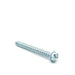 #12 X 2 Slotted Hex Washer Tapping Screw / Zinc Plated