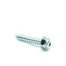 #14 X 1 1/2 Slotted Hex Washer Tapping Screw / Zinc Plated