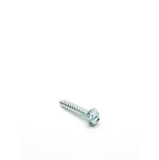 #6 X 1 Slotted Hex Washer Tapping Screw / Zinc Plated