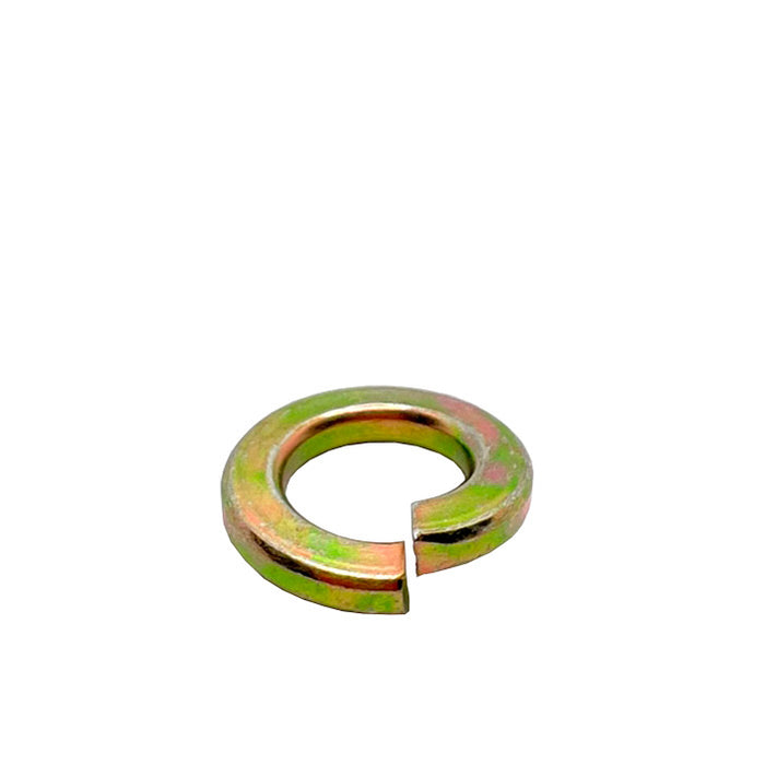 Yellow Lock Washers 3/8in High Alloy Thru-Hardened Lock Washer Yellow Zinc — NutsandBolts.com
