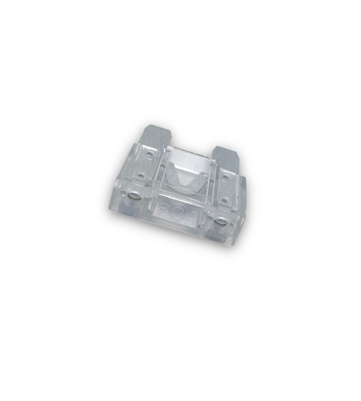 80 Amp MEGA Fuse - Slow Blow Bolt-Down Style, Single Piece For Automotive & Marine