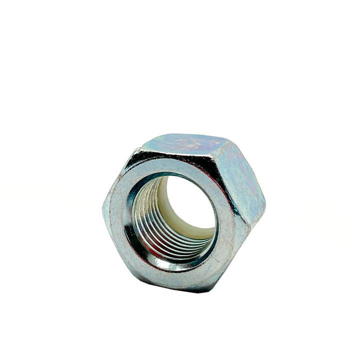 1-14 Nylon Lock Nut / Fine (UNF) / Zinc Plated