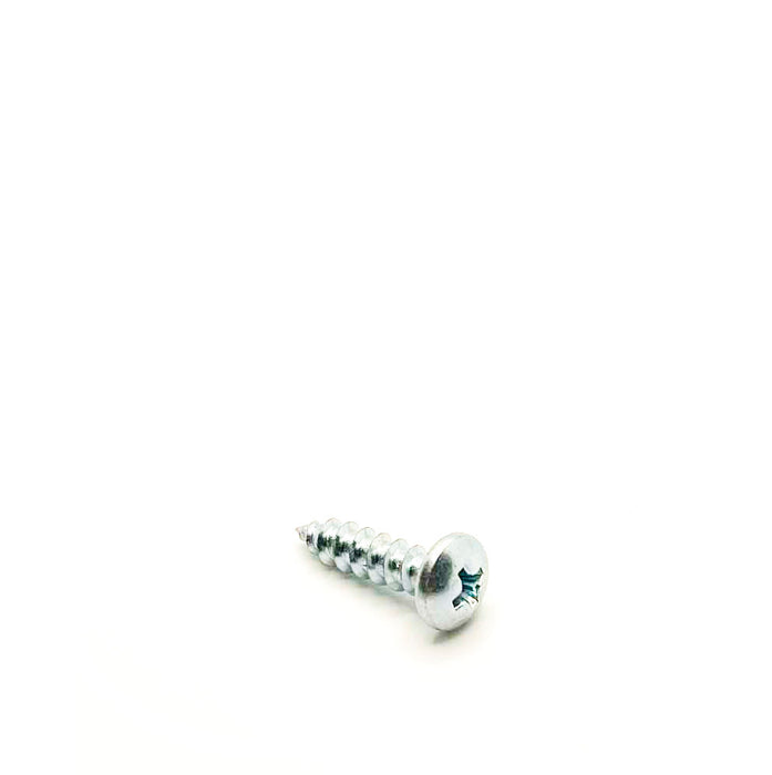 #10 x 3/4in Phillps Pan Tapping Screw Clear Zinc