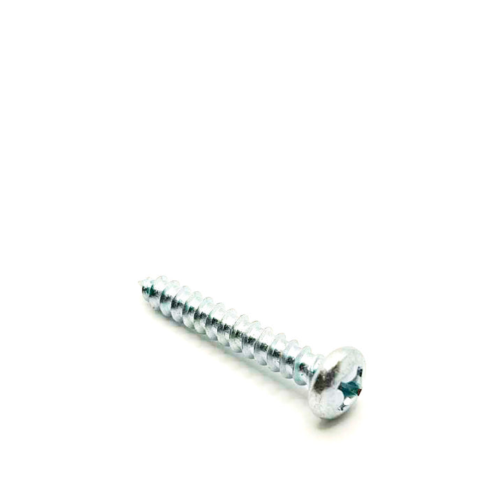 #12 x 1-1/2in Phillps Pan Tapping Screw Clear Zinc