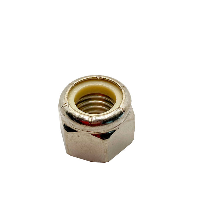 1/4-20in UNC Grade 18.8 Stainless Steel Nylon Lock Nut