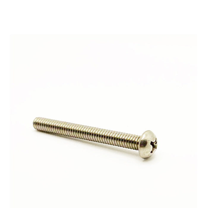 #8-32 X 1 1/2 Stainless Steel Phillips Round Machine Screw / Coarse (UNC) / Grade 18.8