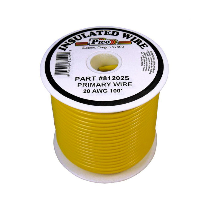 Wire Put Less Yellow 20ga Primary Wire Yellow — NutsandBolts.com