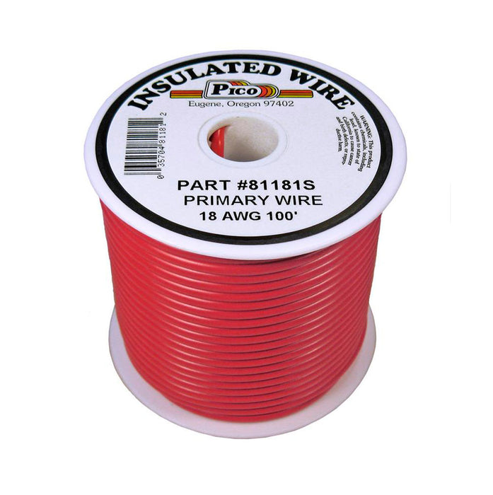 18 Gauge Primary Wire / Red
