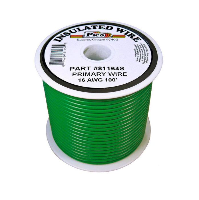 16 Gauge Primary Wire / Green