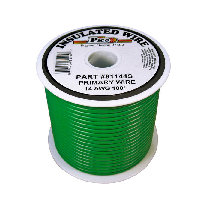 14 Gauge Primary Wire / Green