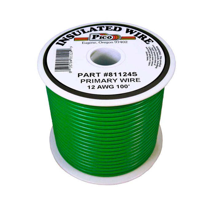 12 Gauge Primary Wire / Green
