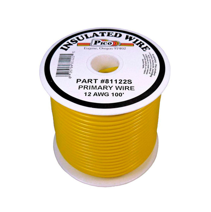 12 Gauge Primary Wire / Yellow