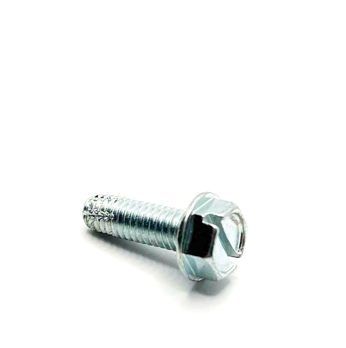 5/16-18 X 1 Slotted Hex Washer Thread Cutting Screw / Type F / Zinc Plated
