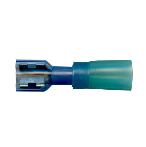 16-14 Blue Female Disconnect Heat Shrink Insulated - Qty (25)