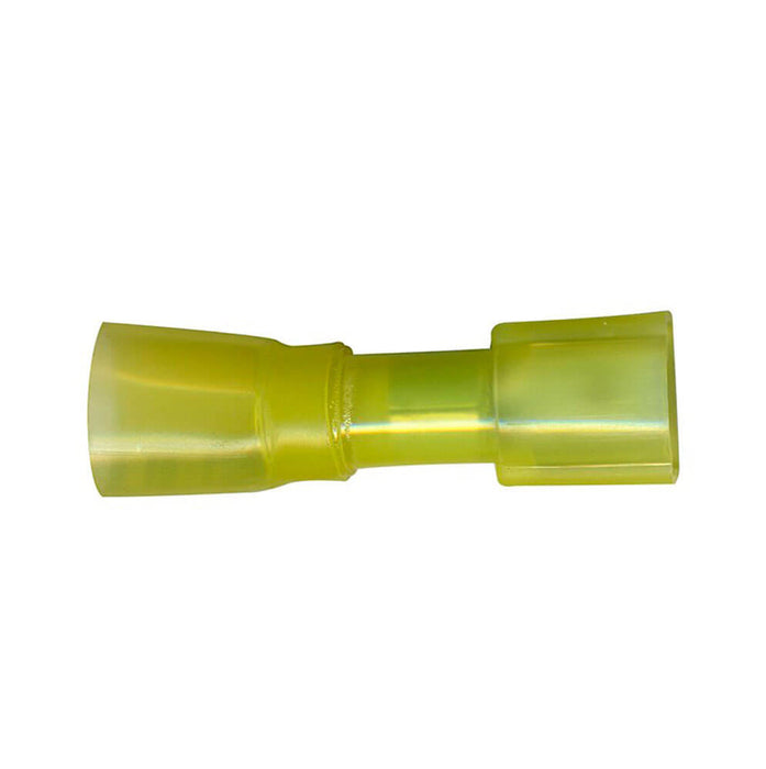 12-10 Yellow Male Disconnect Heat Shrink Insulated - Qty (25)