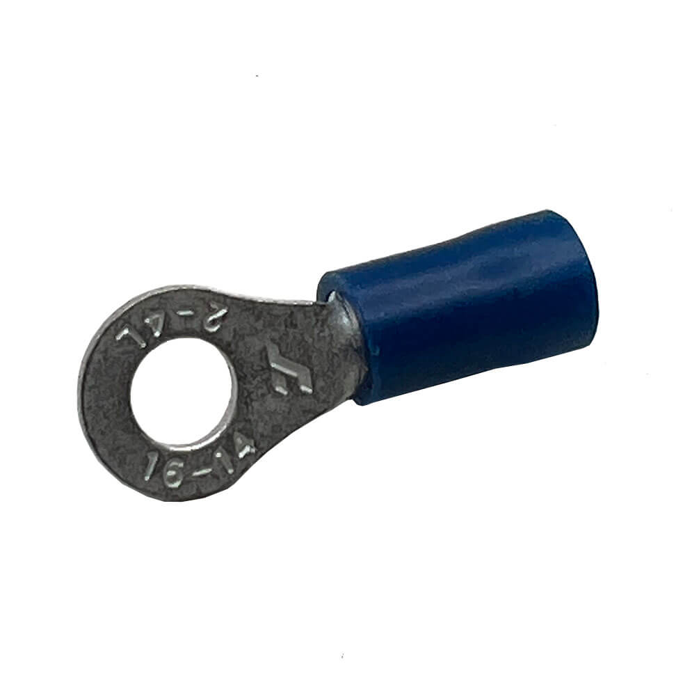 Nylon Ring Terminal, 6 Stud, Blue, 16-14 Ga (100 MIN) | 852065 | Del City